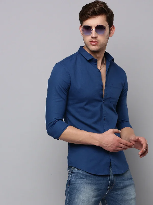 Men's Short - Sleeve Linen Casual Shirts in Light Khaki for a Breathable Summer OptionMen Teal Solid Casual Shirt Men's Short - Sleeve Linen Casual Shirts in Light Khaki for a Breathable Summer OptionMen Teal Solid Casual Shirt