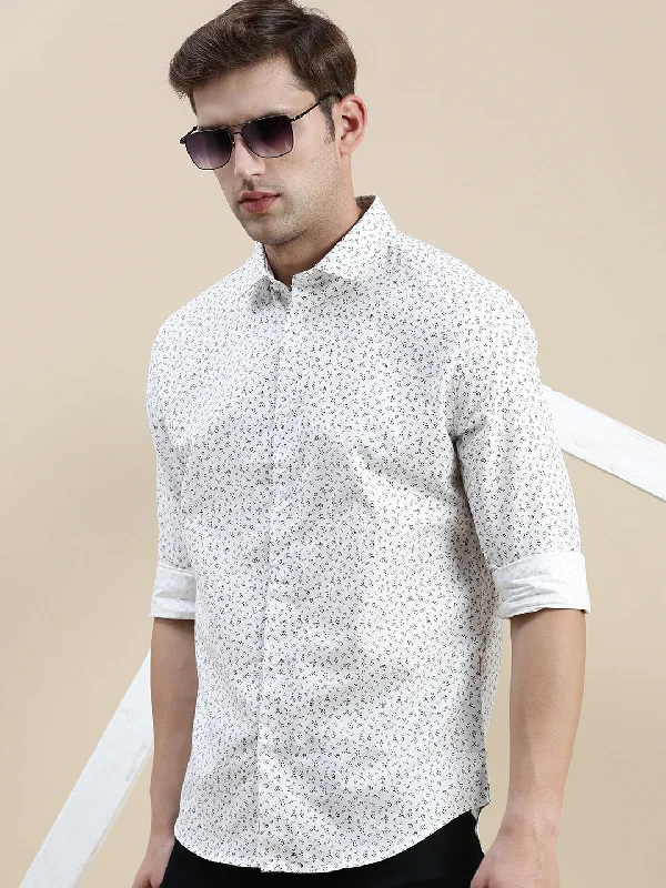Men's Moisture - Wicking Performance Fabric Casual Shirts for Outdoor ActivitiesMen White Checked Casual Shirt Men's Moisture - Wicking Performance Fabric Casual Shirts for Outdoor ActivitiesMen White Checked Casual Shirt