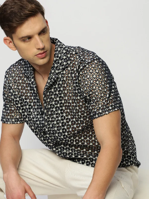 Men's Distressed Denim Casual Shirts with Frayed Edges for a Trendy and Rugged LookMen Black Floral Shirt Men's Distressed Denim Casual Shirts with Frayed Edges for a Trendy and Rugged LookMen Black Floral Shirt