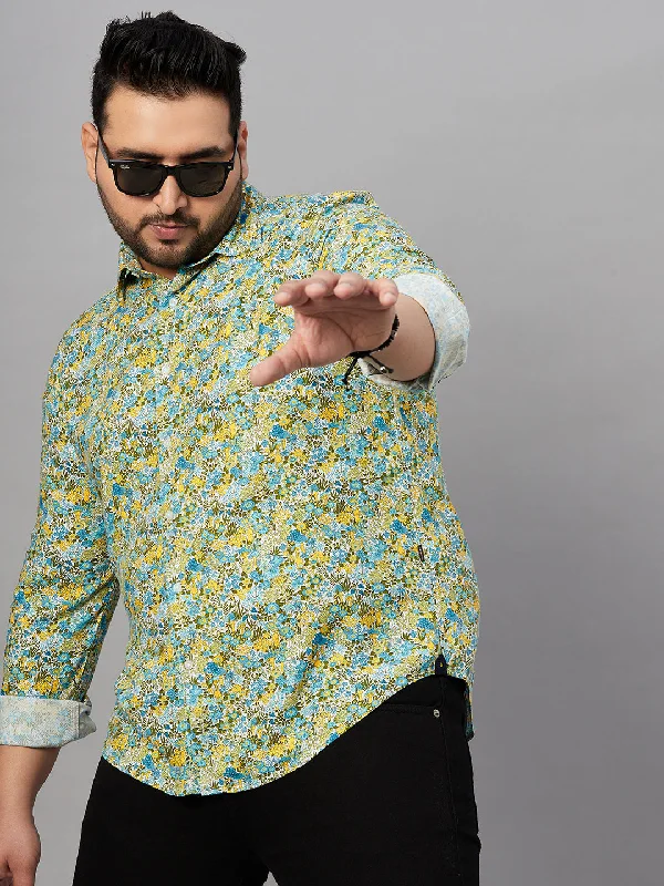 Plus Size Men's Plaid Flannel Casual Shirts in Earth Tones for a Cozy Fall OutfitMen Spread Collar Printed Multi Shirt Plus Size Men's Plaid Flannel Casual Shirts in Earth Tones for a Cozy Fall OutfitMen Spread Collar Printed Multi Shirt