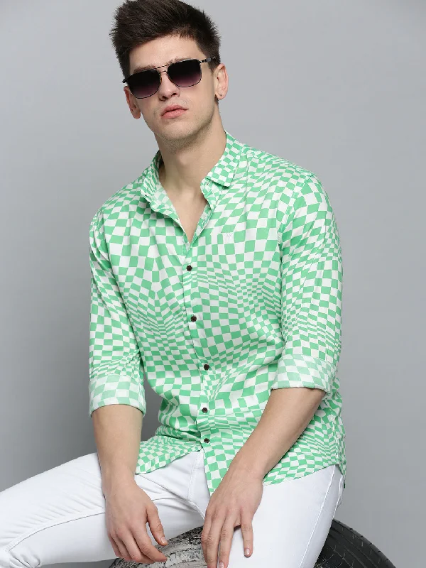 Men's Embroidered Detail Casual Shirts in Beige for a Touch of EleganceMen White Printed Casual Shirt Men's Embroidered Detail Casual Shirts in Beige for a Touch of EleganceMen White Printed Casual Shirt