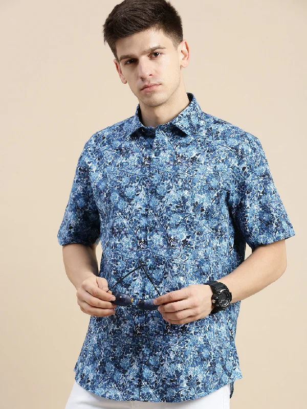 Men's Organic Cotton Casual Shirts with a Soft Handfeel for Everyday ComfortMen Multi Tropical Casual Shirt Men's Organic Cotton Casual Shirts with a Soft Handfeel for Everyday ComfortMen Multi Tropical Casual Shirt