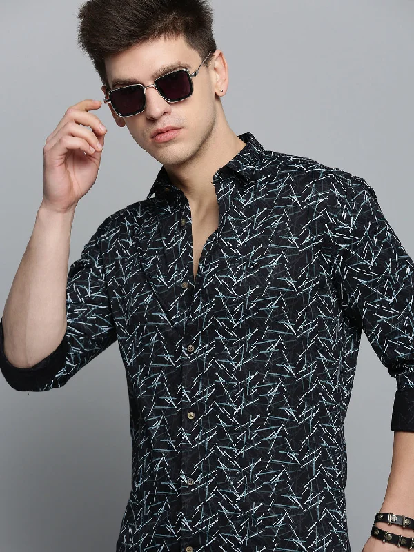 Men's Short - Sleeve Linen Casual Shirts in Light Khaki for a Breathable Summer OptionMen Black Printed Casual Shirt Men's Short - Sleeve Linen Casual Shirts in Light Khaki for a Breathable Summer OptionMen Black Printed Casual Shirt