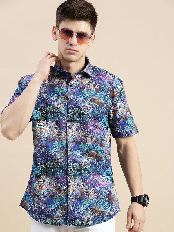 Men's Graphic - Printed Casual Shirts with Pop - Culture References for a Fun and Stylish LookMen Multi Graphics Casual Shirt Men's Graphic - Printed Casual Shirts with Pop - Culture References for a Fun and Stylish LookMen Multi Graphics Casual Shirt