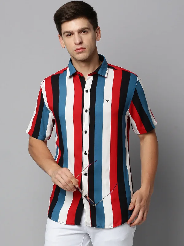 Men's Moisture - Wicking Performance Fabric Casual Shirts for Outdoor ActivitiesMen Multi Colourblock Casual Shirt Men's Moisture - Wicking Performance Fabric Casual Shirts for Outdoor ActivitiesMen Multi Colourblock Casual Shirt