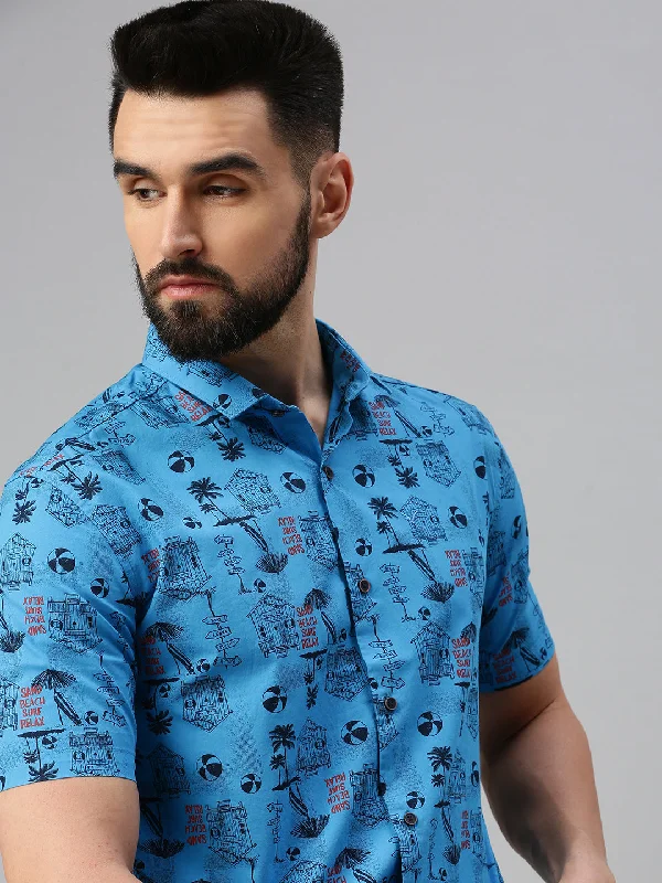 Men's Distressed Denim Casual Shirts with Frayed Edges for a Trendy and Rugged LookMen Blue Solid Casual Shirt Men's Distressed Denim Casual Shirts with Frayed Edges for a Trendy and Rugged LookMen Blue Solid Casual Shirt