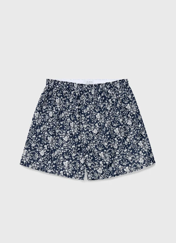 Bermuda Women Shorts for a Classic and Sophisticated LookMen's Classic Boxer Shorts in Liberty Fabric Summer Bloom Bermuda Women Shorts for a Classic and Sophisticated LookMen's Classic Boxer Shorts in Liberty Fabric Summer Bloom