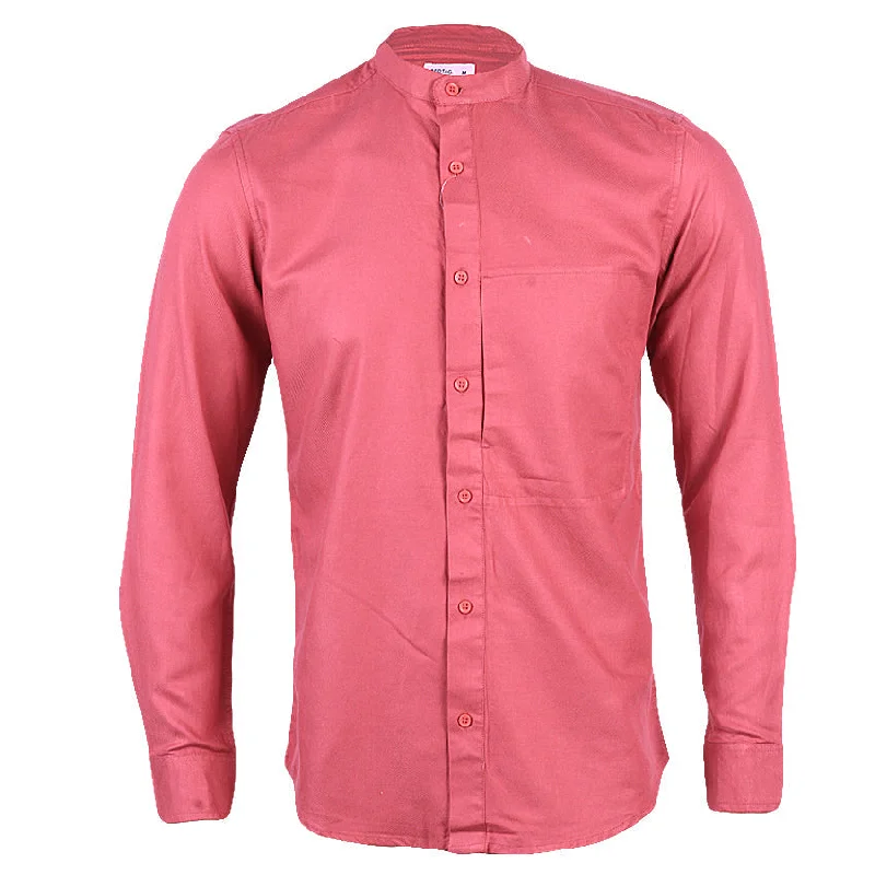 Men's Button - Down Oxford Casual Shirts in Crisp White for a Classic and Versatile StyleREDTAG Men's Pale Pink Casual Shirts