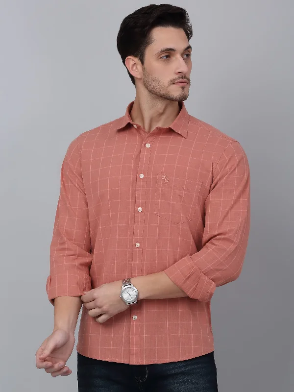 Men's Linen Blend Casual Shirts with Roll - Up Sleeves for a Summer Beach LookMen's Red Casual Medium Checks Full Sleeve Shirt Men's Linen Blend Casual Shirts with Roll - Up Sleeves for a Summer Beach LookMen's Red Casual Medium Checks Full Sleeve Shirt