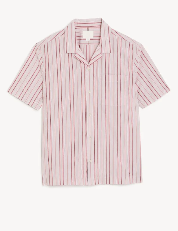 Men's Short - Sleeve Linen Casual Shirts in Light Khaki for a Breathable Summer OptionClarendon Pure Organic Cotton Cuban Collar Shirt Men's Short - Sleeve Linen Casual Shirts in Light Khaki for a Breathable Summer OptionClarendon Pure Organic Cotton Cuban Collar Shirt