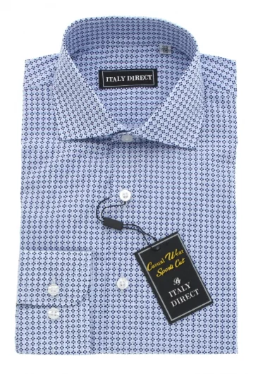 Men's Thermal - Lined Casual Shirts in Black for Added Warmth in Cold WeatherBlue Pattern Sport Fit Casual Shirt Men's Thermal - Lined Casual Shirts in Black for Added Warmth in Cold WeatherBlue Pattern Sport Fit Casual Shirt
