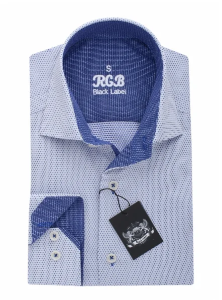 Men's Thermal - Lined Casual Shirts in Black for Added Warmth in Cold WeatherBlue Dot RGB Sport Fit Casual Shirt Men's Thermal - Lined Casual Shirts in Black for Added Warmth in Cold WeatherBlue Dot RGB Sport Fit Casual Shirt