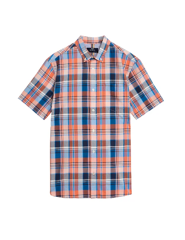 Men's Shearling - Lined Collar Casual Shirts in Brown for a Rustic and Warm AppealPure Cotton Check Shirt Men's Shearling - Lined Collar Casual Shirts in Brown for a Rustic and Warm AppealPure Cotton Check Shirt