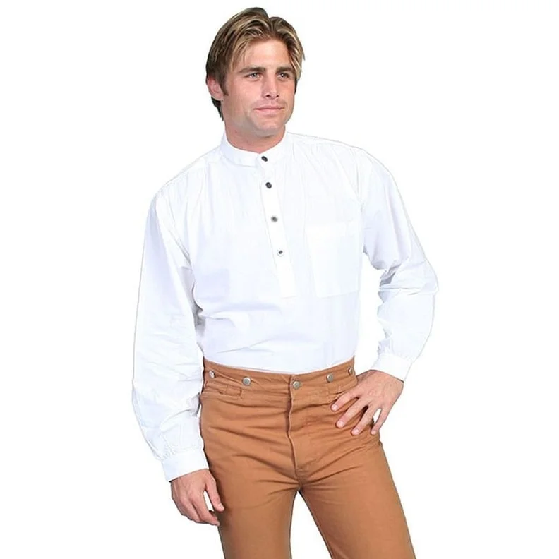 Men's Wrinkle - Resistant Polyester Blend Casual Shirts for Easy Travel and MaintenanceScully Western Shirt Mens Old West Rangewear L/S Cotton F0_RW013 Men's Wrinkle - Resistant Polyester Blend Casual Shirts for Easy Travel and MaintenanceScully Western Shirt Mens Old West Rangewear L/S Cotton F0_RW013
