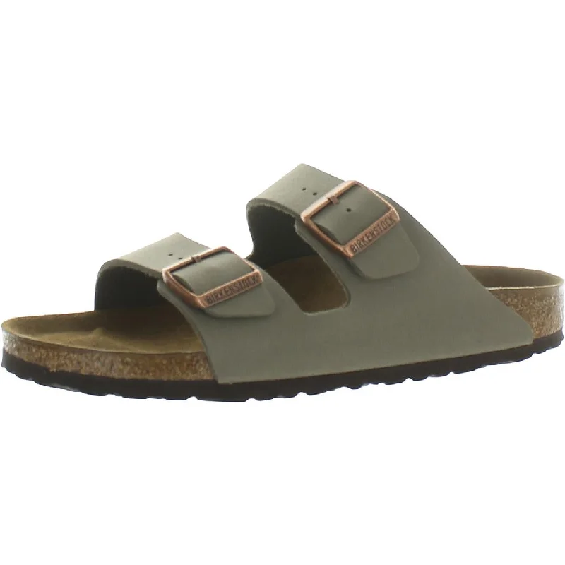 Birkenstock Mens Leather Slide Sandals