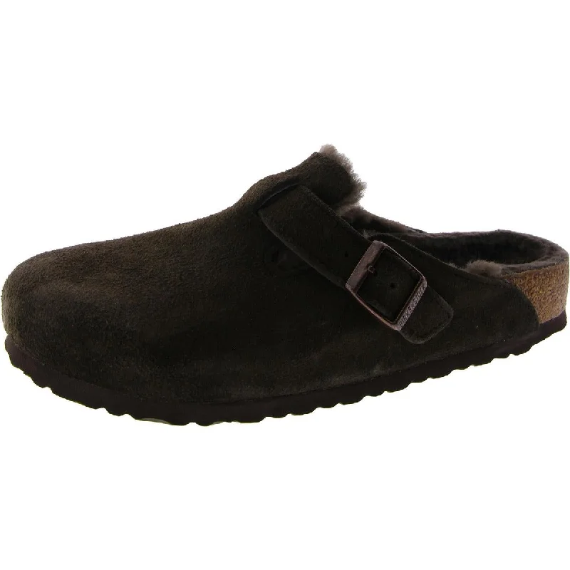 Birkenstock Mens Suede Slip On Slide Sandals