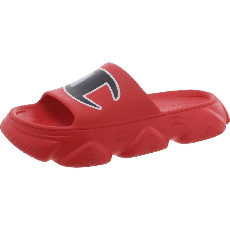 Champion Mens Meloso Squish Logo Slip-On Pool Slides