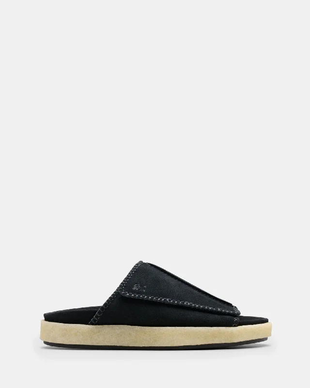 Overleighslide Black Suede