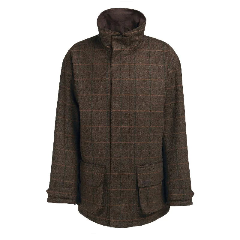 Barbour Wool Beaconsfield Jacket Burnhill Brown Check