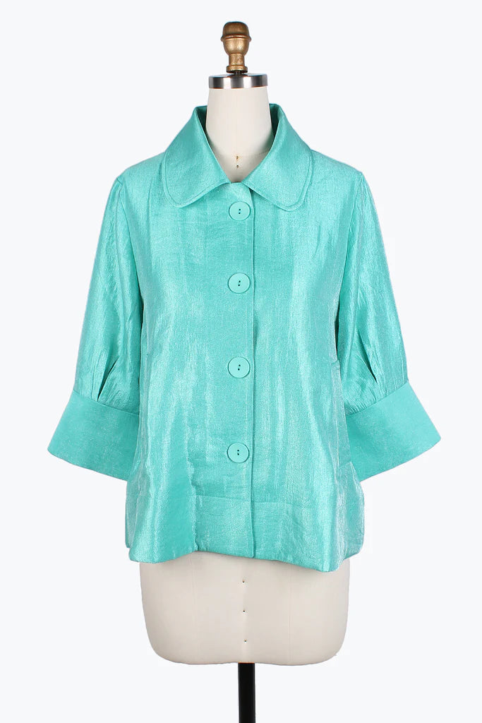 Damee Wide Ball collar jacket 4741-Mint