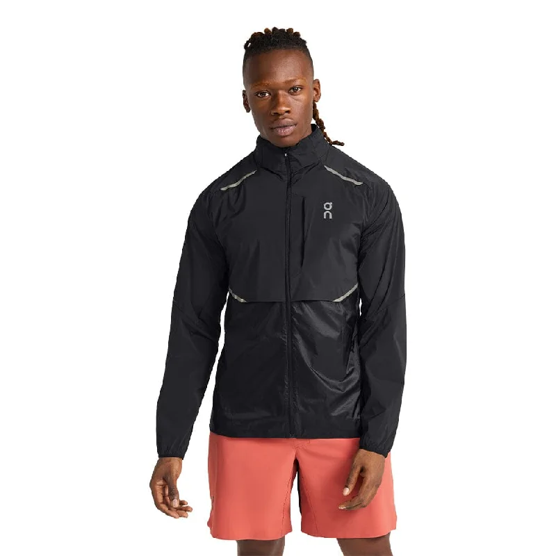 Men jackets with a hidden interior pocket for secure storageOn Men's Weather Jacket