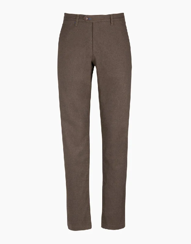 Soho Brown Casual Chinos