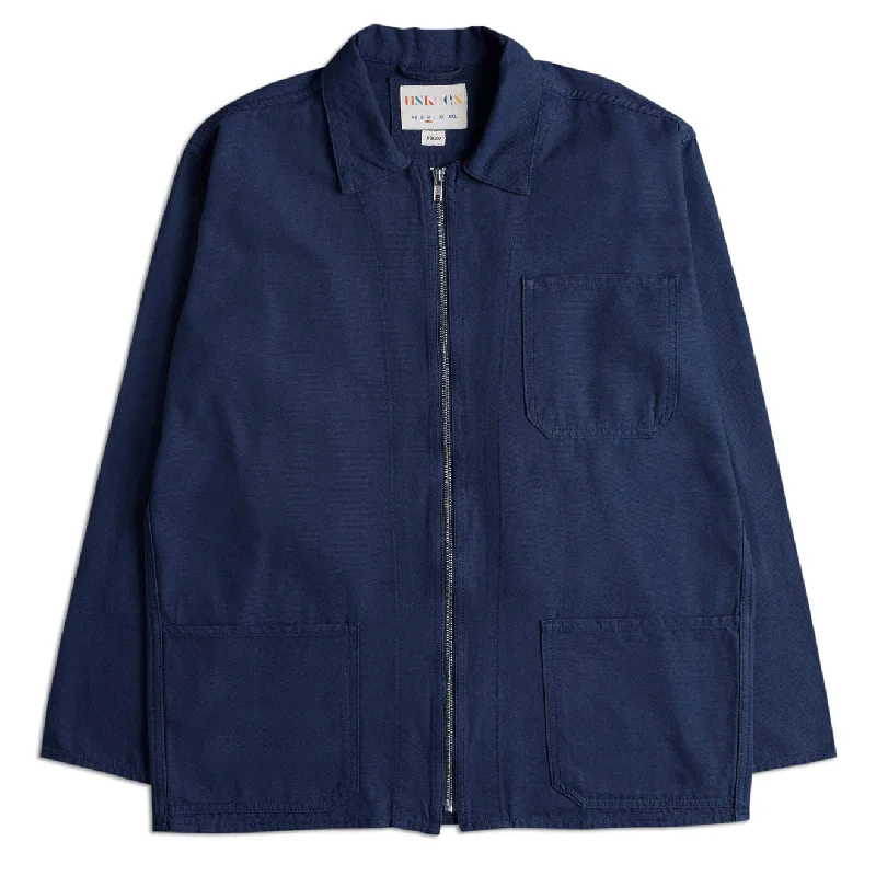 Uskees Zip Front Jacket Midnight Blue