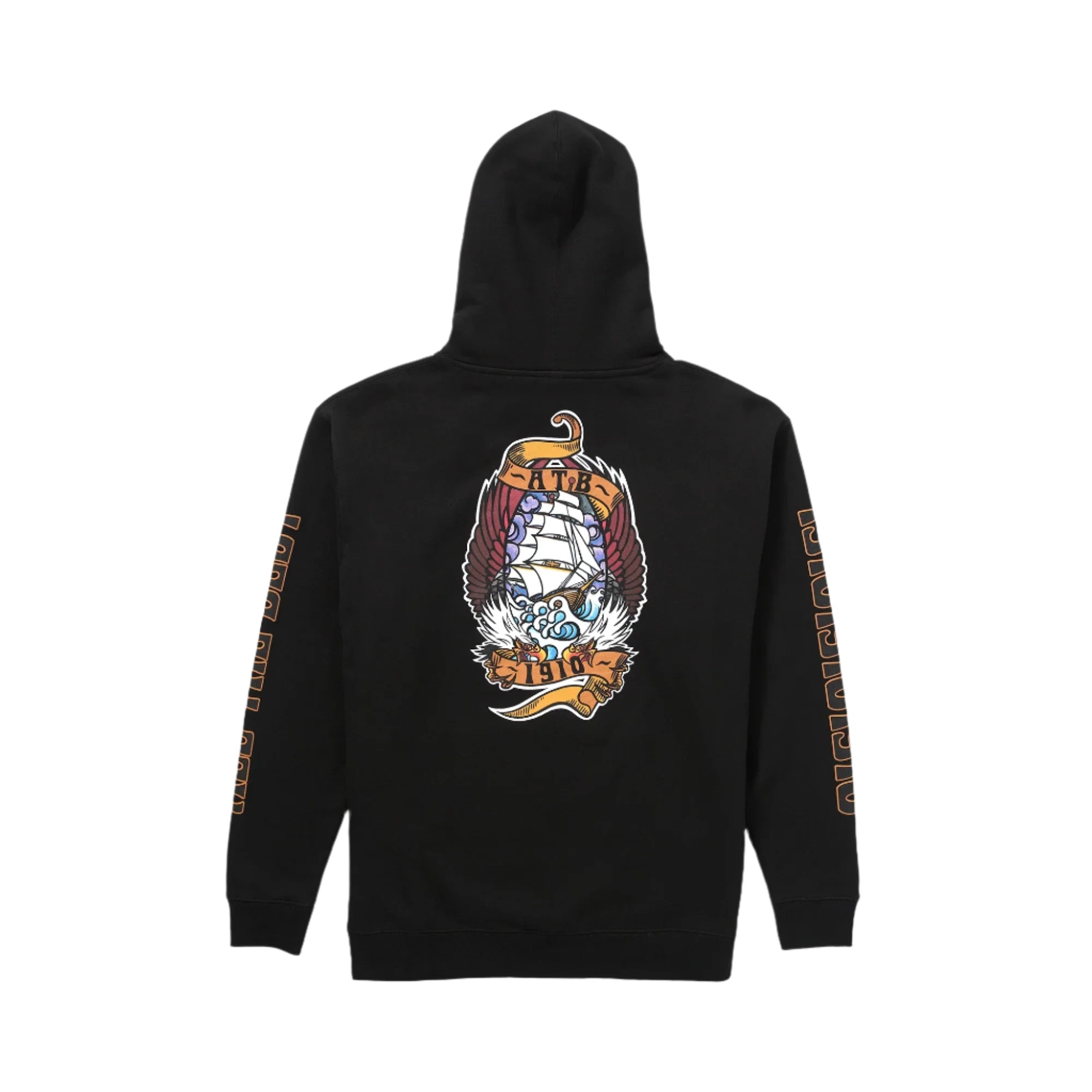 1910 Hold Fast Pullover Hoodie Black