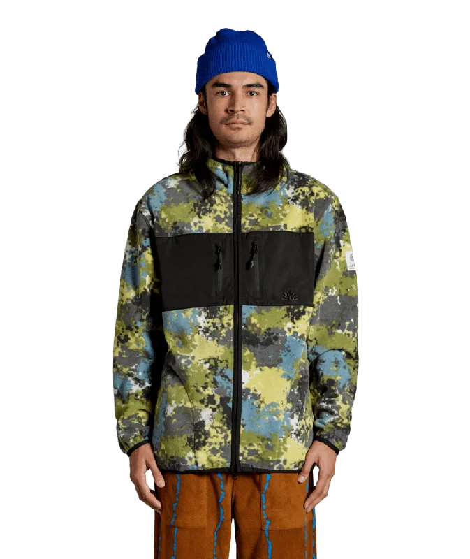 AUTUMN Hooded Fleece Sweater Moss Camo