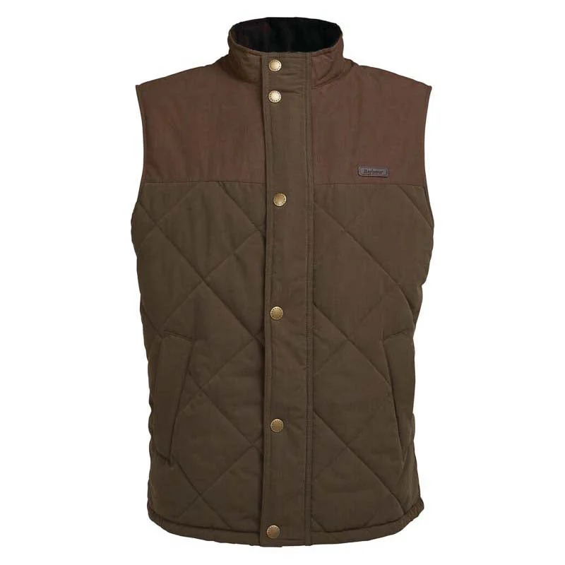 Barbour Rennison Mens Gilet - Dark Olive