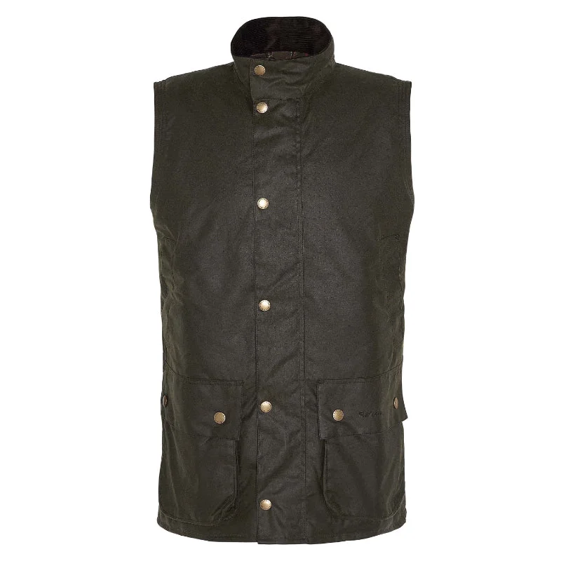 Barbour Westmorland Mens Wax Waistcoat - Archive Olive