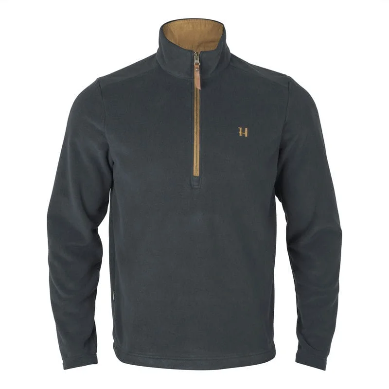 Harkila Sandhem 200 Mens 1/4 Zip Fleece Pullover Jumper - Dark Navy