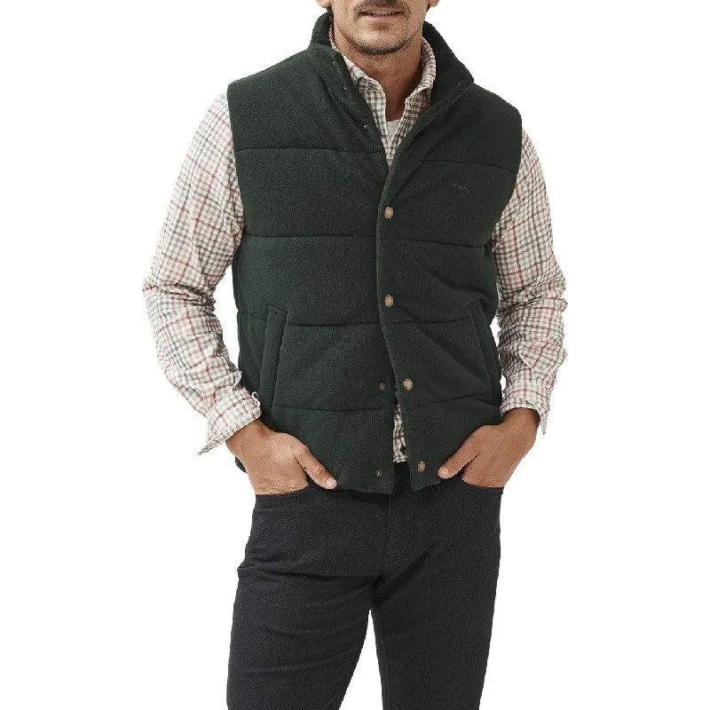 Rodd & Gunn Lake Ferry Mens Gilet - Forest