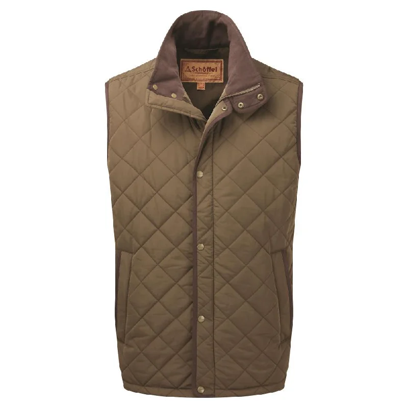 Schoffel Barrowden Quilted Mens Gilet - Olive