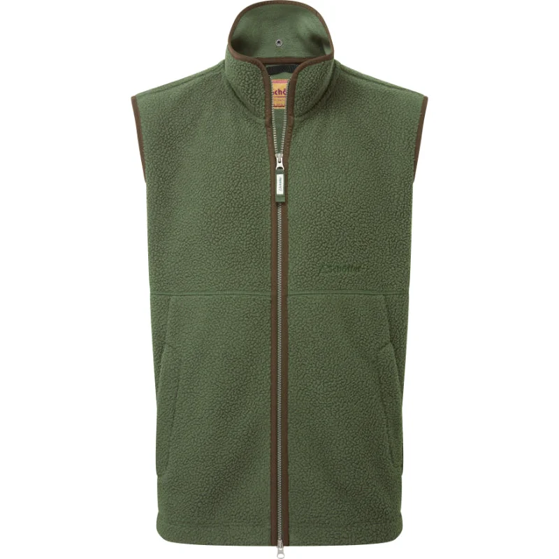 Schoffel Oakham Retro Fleece Gilet - Woodland