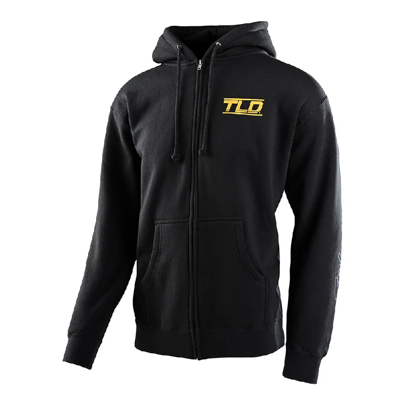 Zip Up Hoodie Speed Logo Black