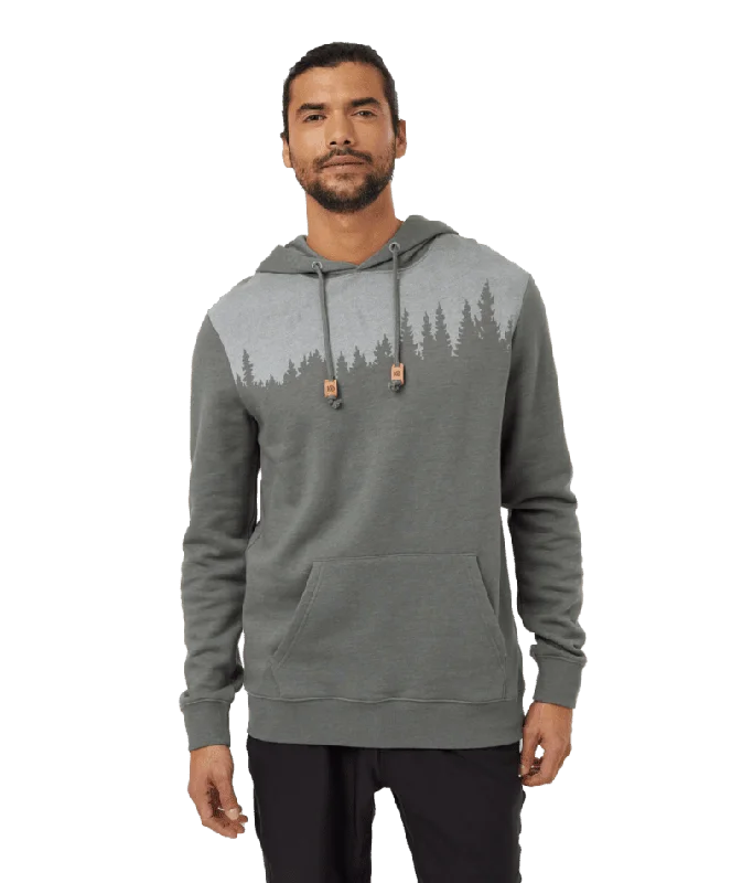 TENTREE Juniper Pullover Hoodie Mineral Heather/White