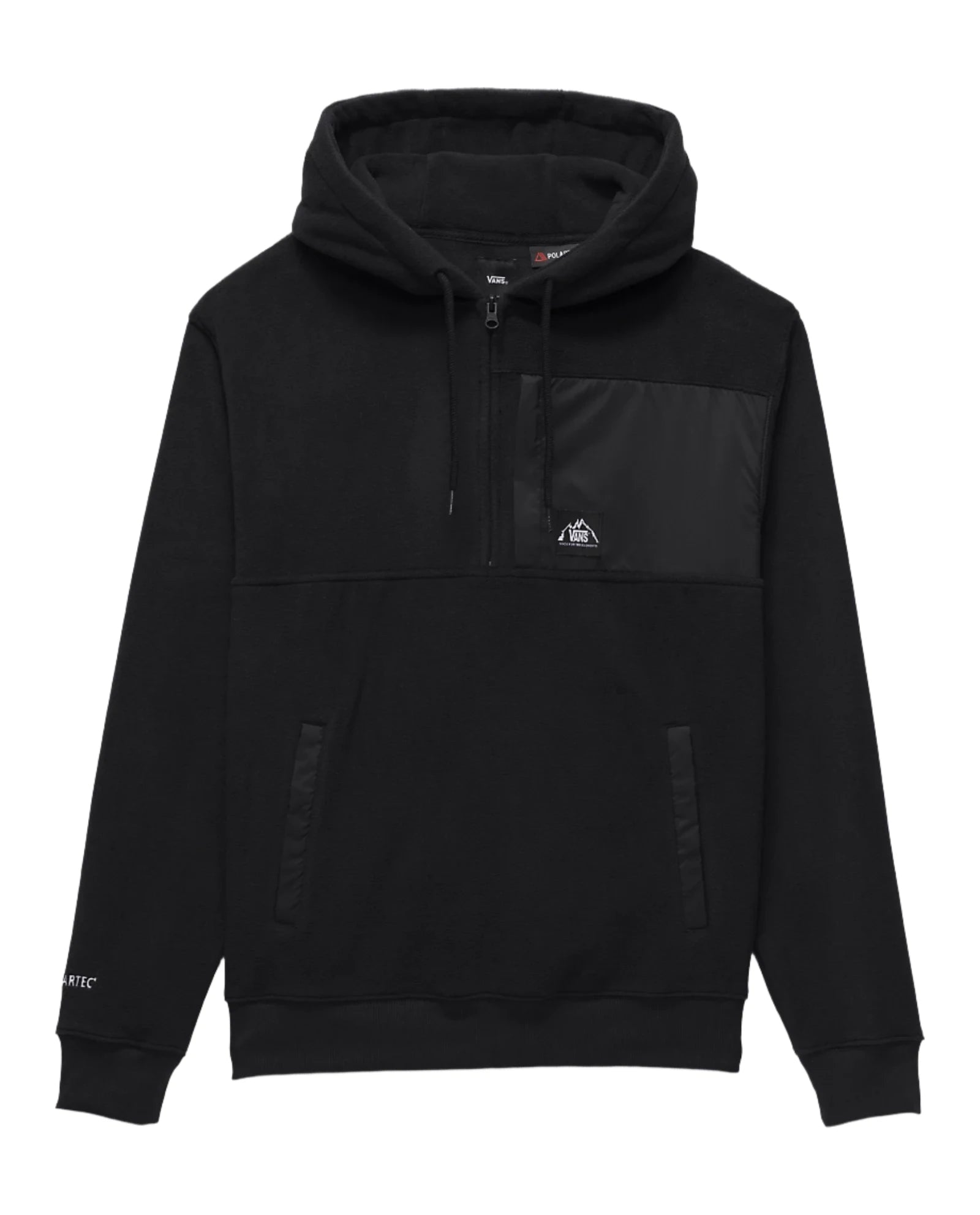 VANS MTE PolarTech Half-Zip Hoodie Black