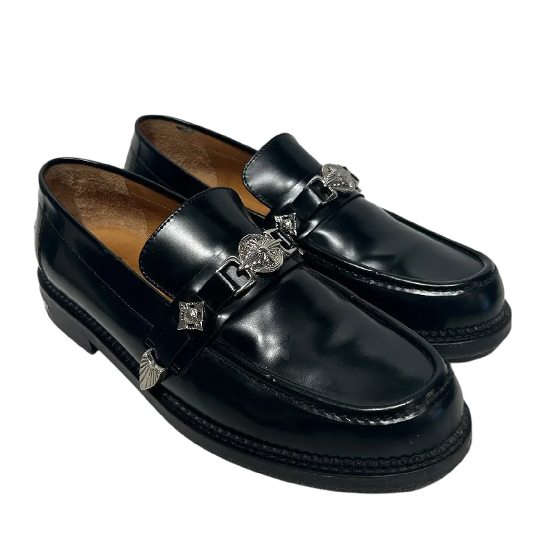 TOGA VIRILIS TOGA ARCHIVES/Dress Shoes/US 10/Leather/BLK/Loafer Silver jewels