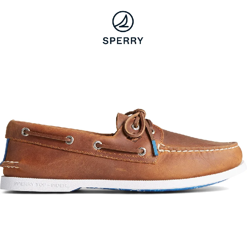 Men's Authentic Original Pullup Boat Shoe - Tan (STS23931)