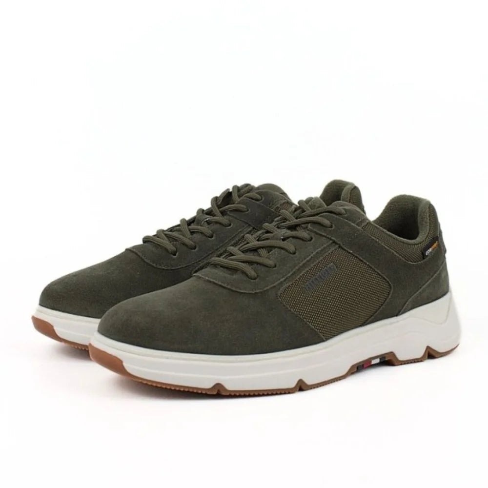 Tommy Hilfiger CORDURA® Leather Cleat Hybrid Trainers Men - OLV