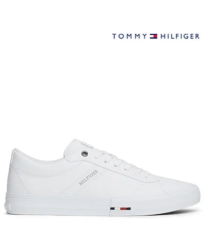 TOMMY HILFIGER HI VULC STREET WHITE