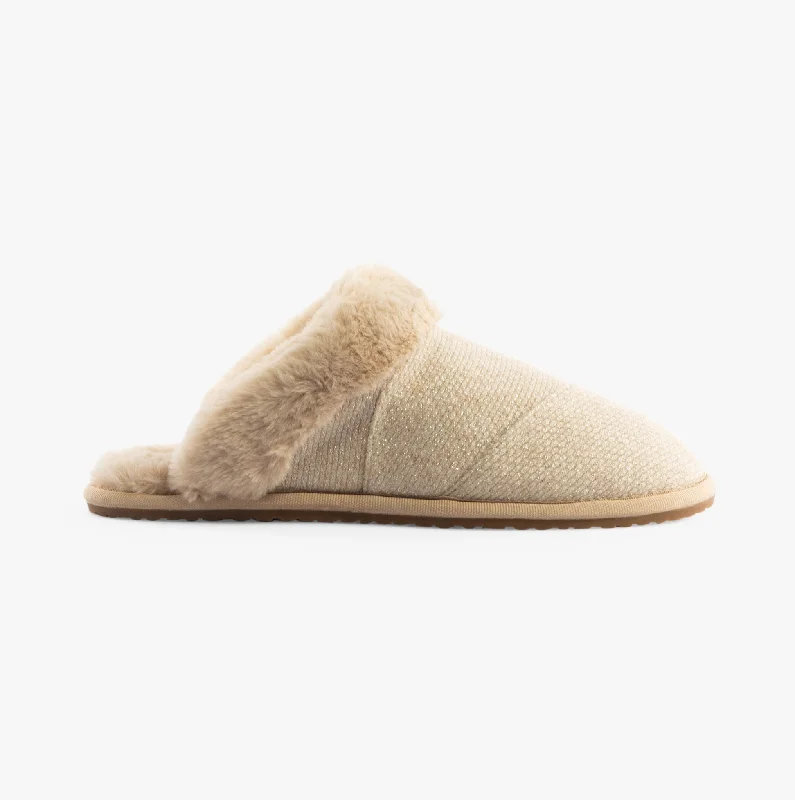 VALERIE Womens Slippers Natural