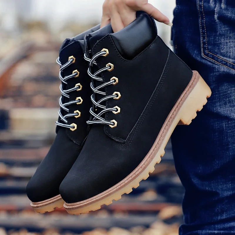 Leather Winter Boots