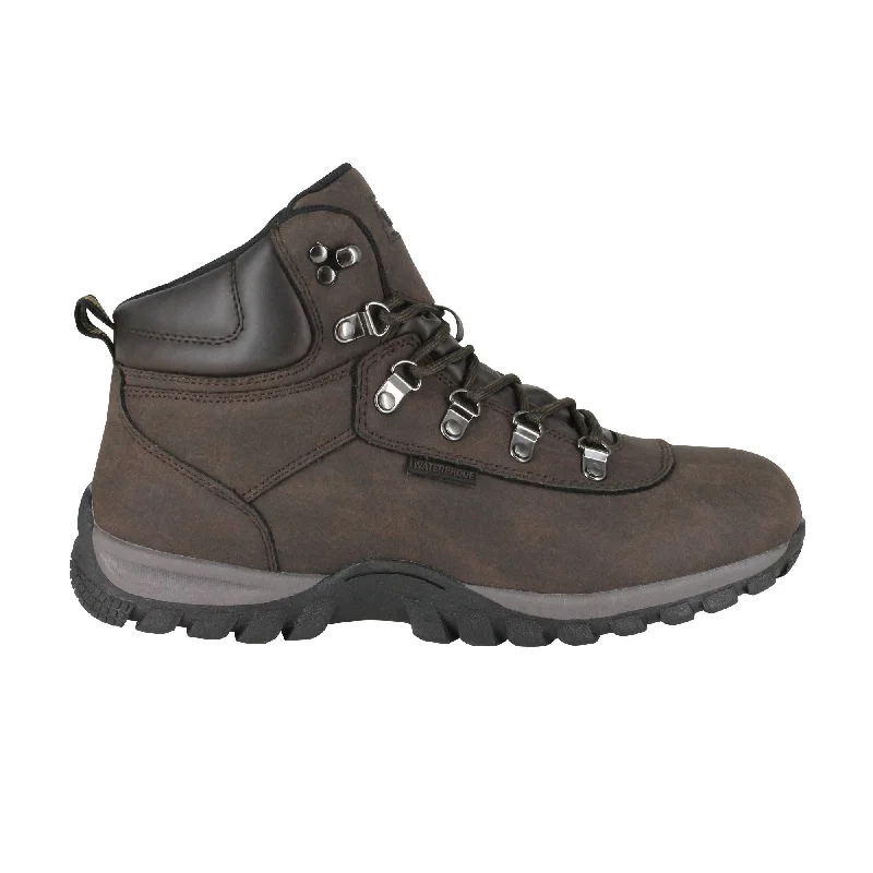 Nord Trail Men's Edge Hi Brown Waterproof Hiking Boot