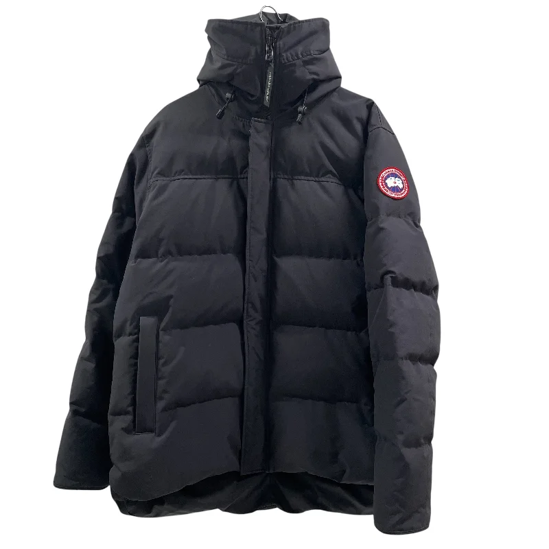 CANADA GOOSE/Coat/XXL/Nylon/BLK/NO FUR/NECK ZIPP/5 BUTTON/PUFF