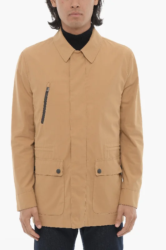 Corneliani Id Waterproof Blazer With Hidden Placket