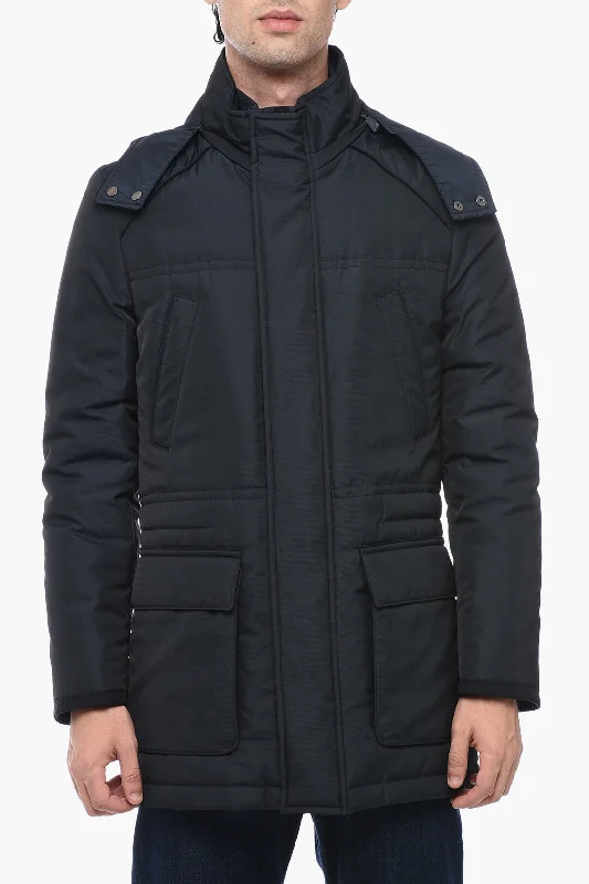 Corneliani Removable Hood Padded Jacket