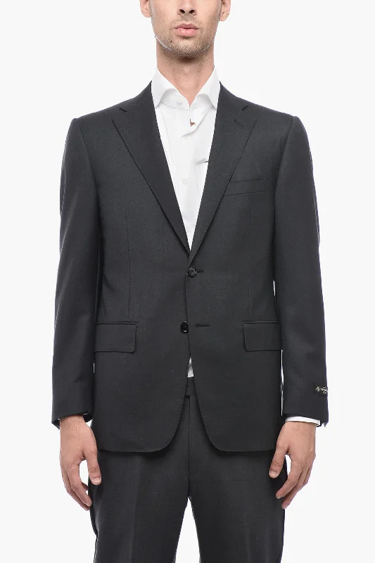 Corneliani Single Breasted MANTUA Blazer With Flap Pockets