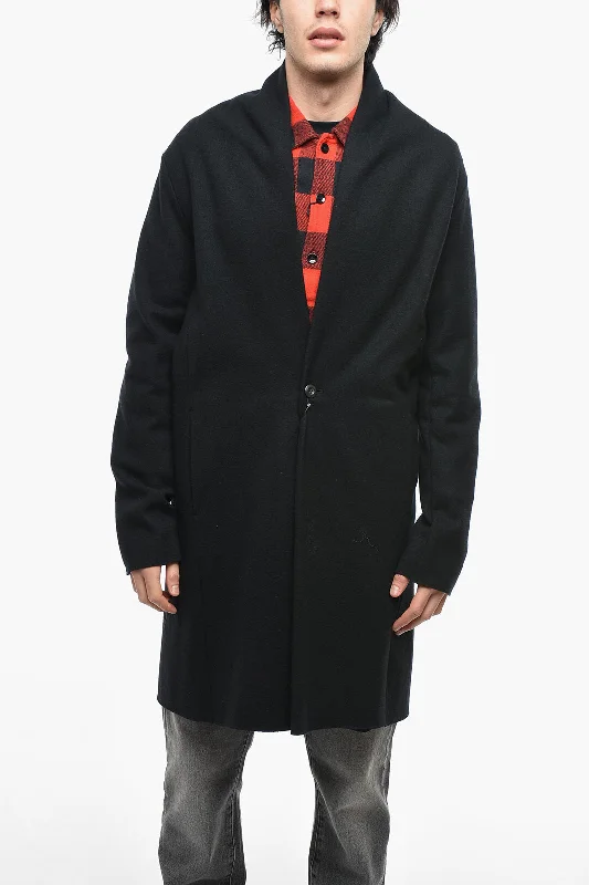 Kazuyuki Kumagai ATTACHMENT Cashmere-blend Unlined Coat